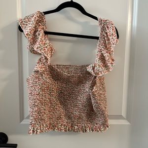 SHEIN pink crop top